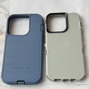 OtterBox Blue and Grey 13 Pro Phone Case defender pro FULL drop protection